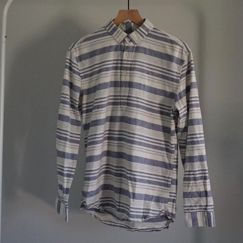 Frank and Oak half button shirt